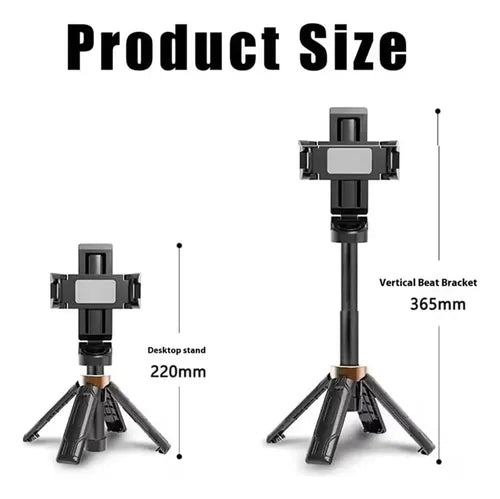 Selfie stick tripode portatil Quadpod