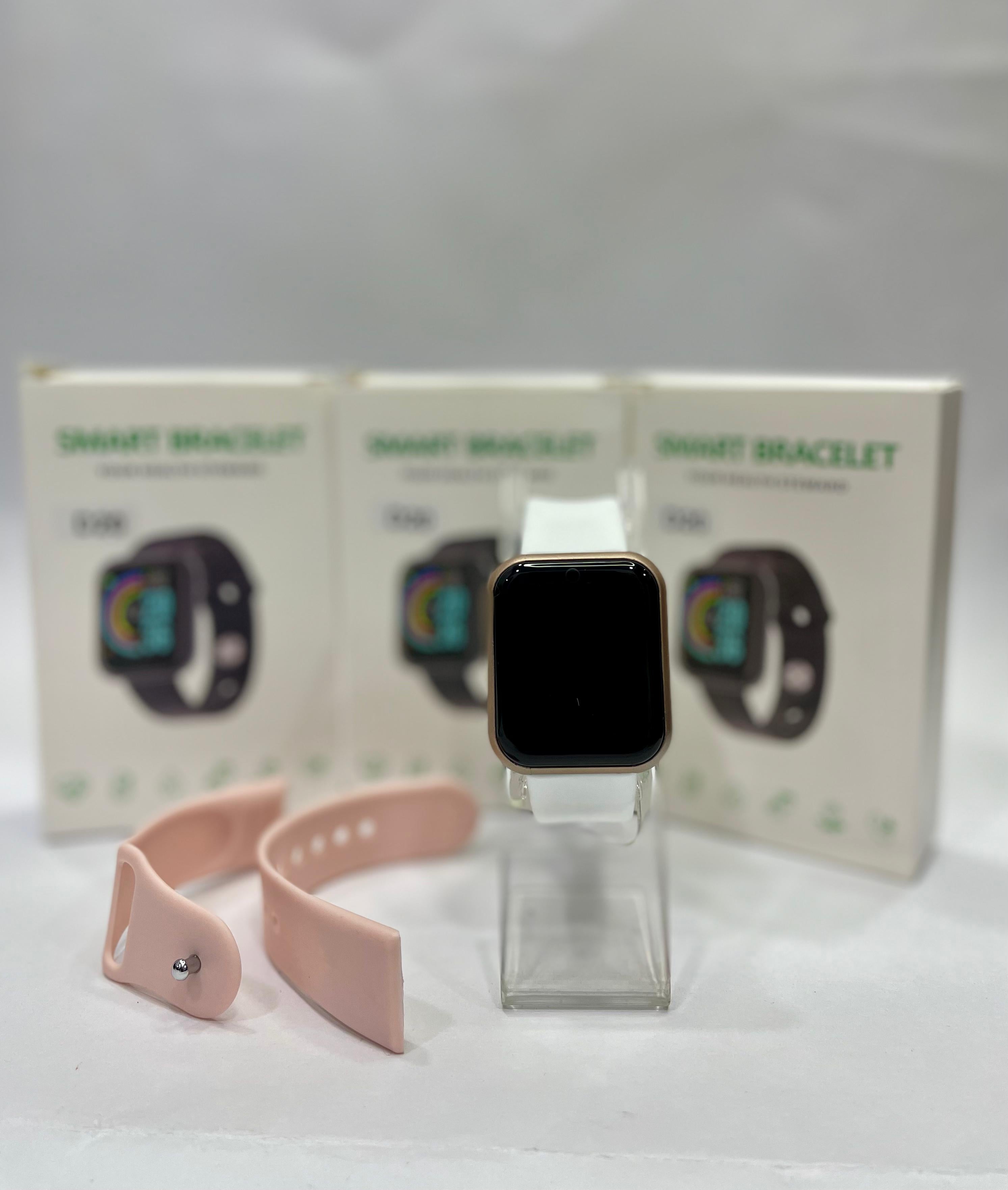 Combo Smartwatch Y68 + Parlante + Patillera