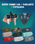Combo Smartwatch Y68 + Parlante + Patillera