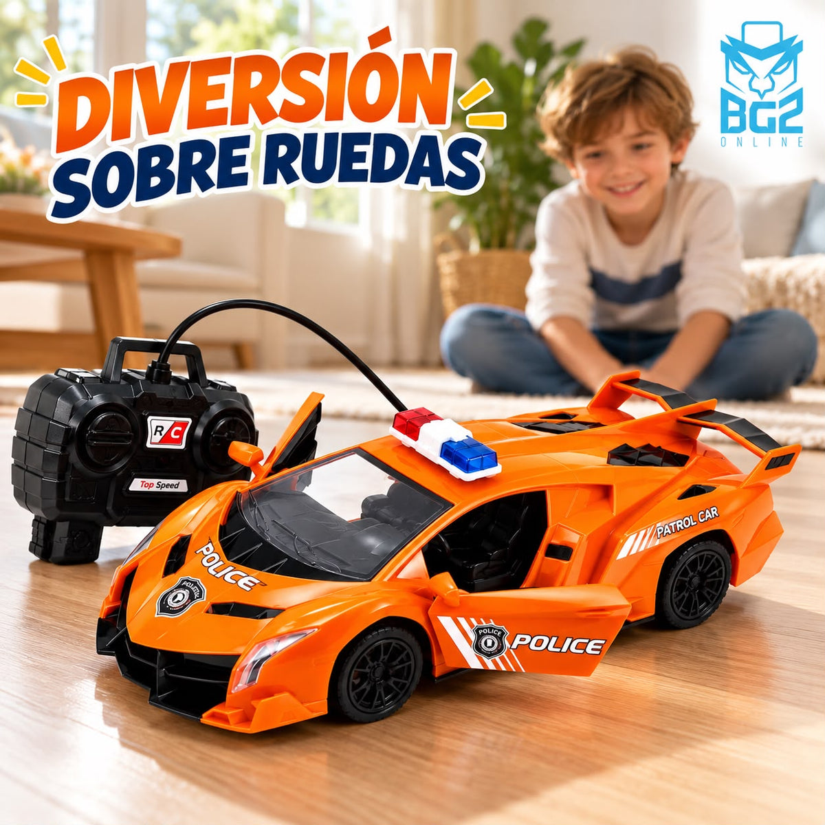 Carro Policia Control Remoto