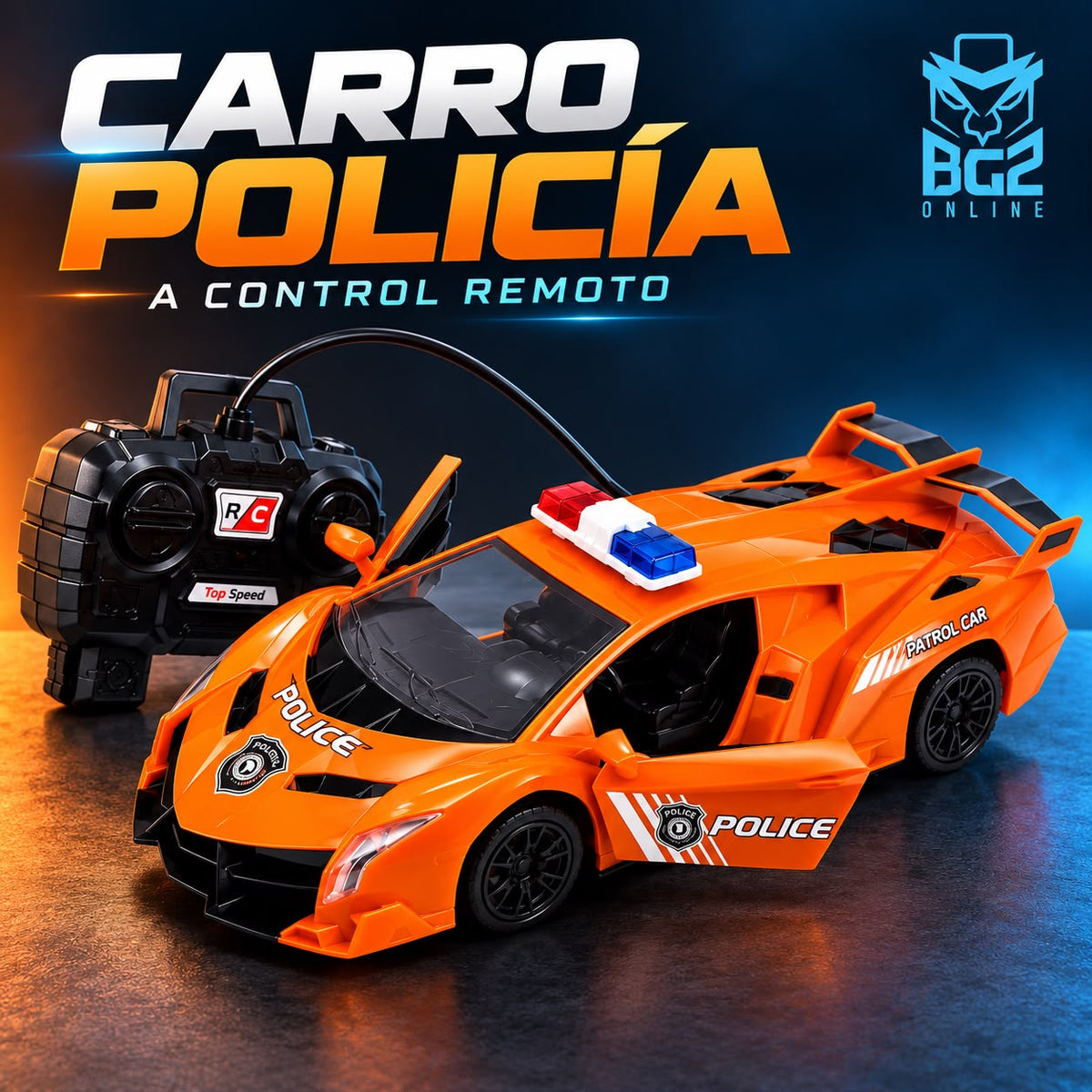 Carro Policia Control Remoto