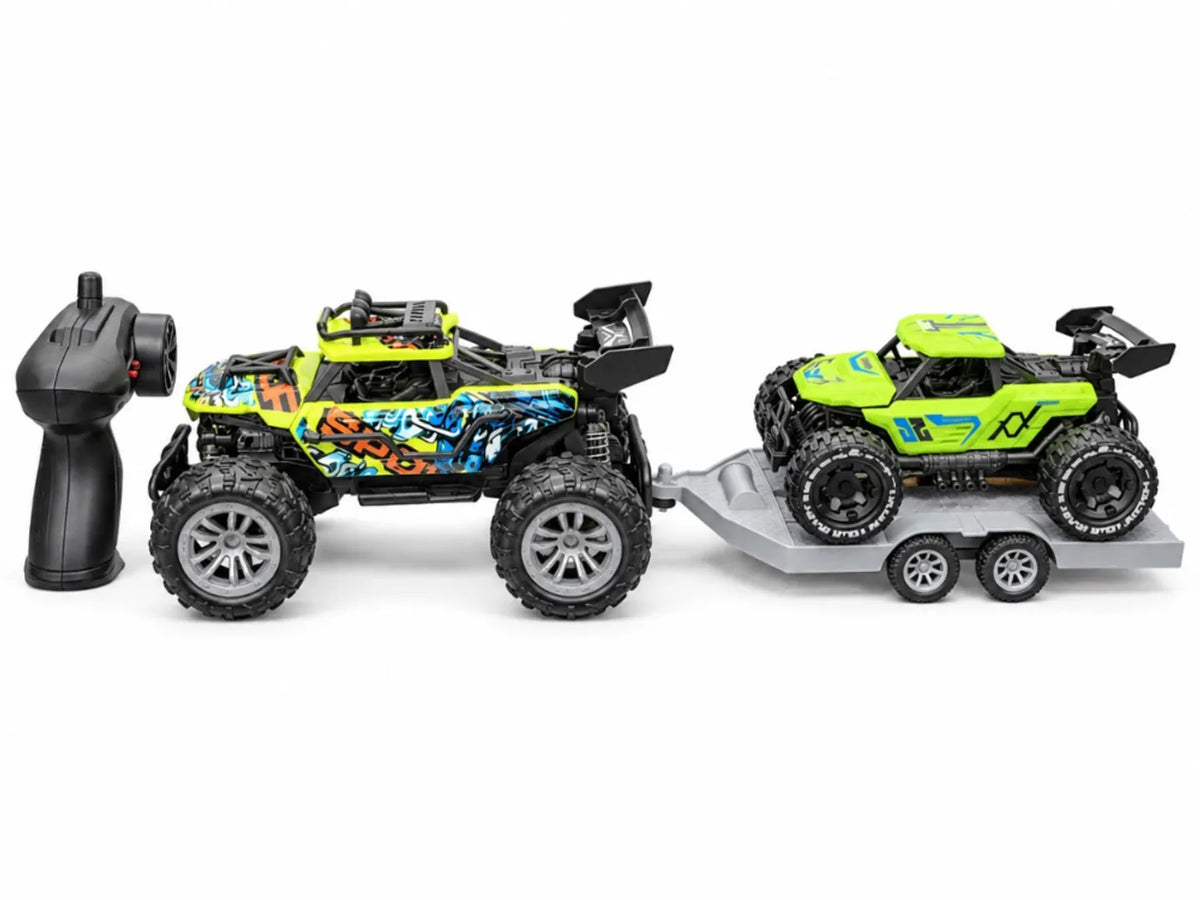 Carro Control Remoto + Remolque 2 en 1