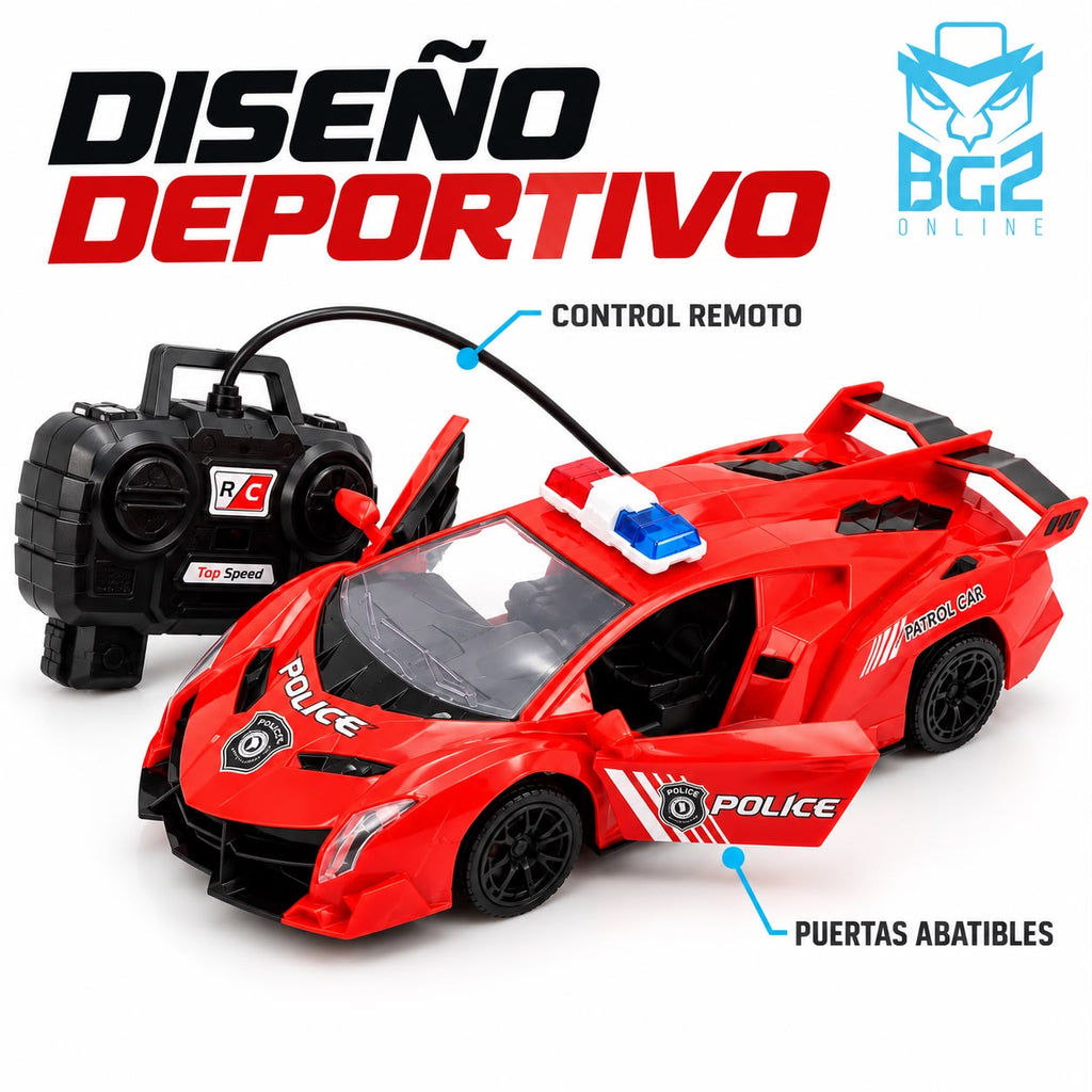 Carro Policia Control Remoto