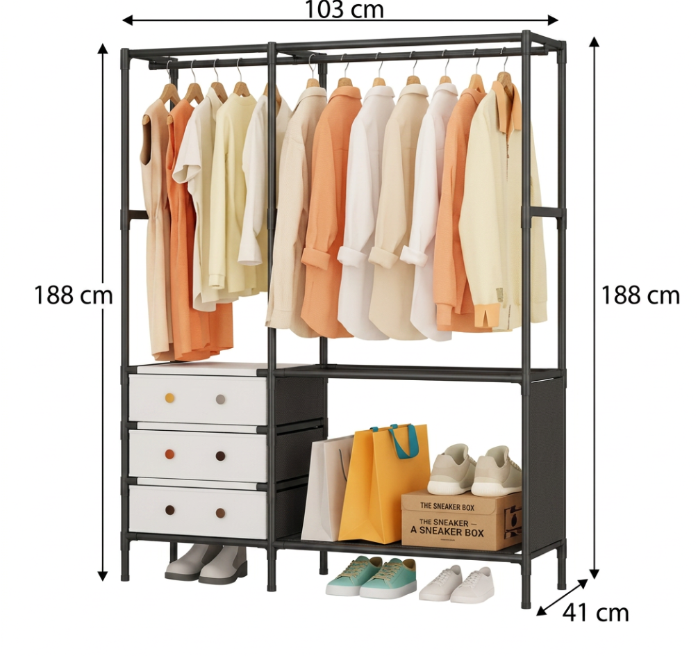 Organizador de Ropa y Zapatero