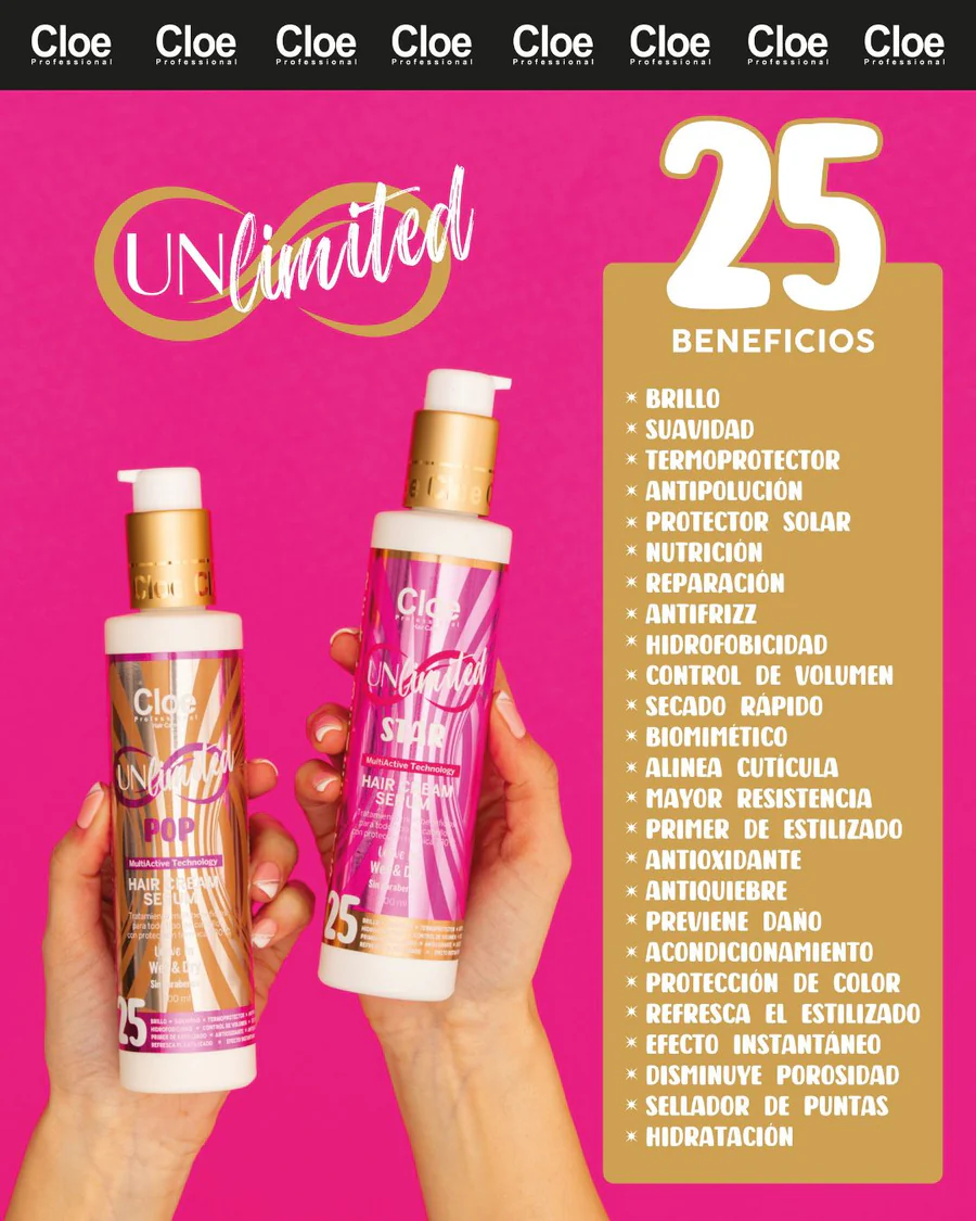 Unlimited Hair Cream Serum Star - Cloe Professional
