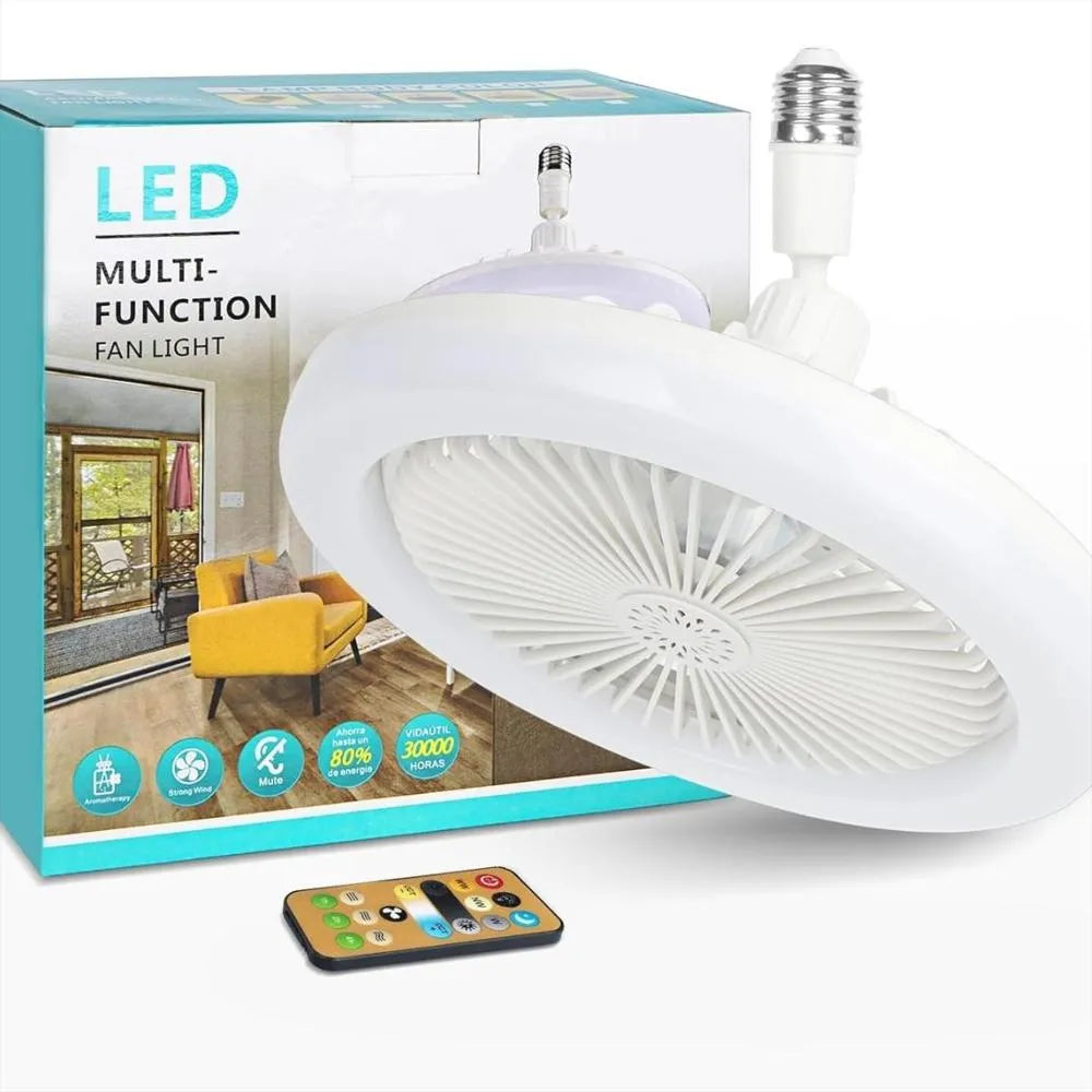 Ventilador Lámpara Led E27 VE-LED EH
